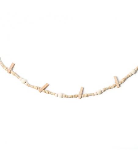 Guirlande de Perles Bois