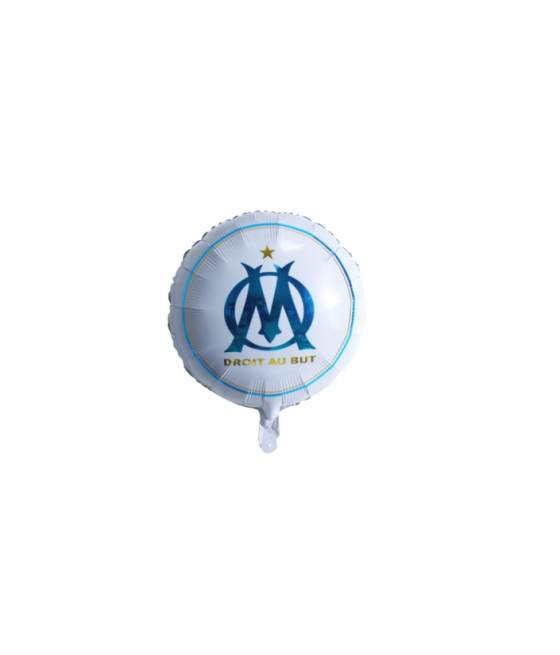 Anniversaire football - Ballon OM Alu 45 cm