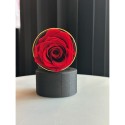 BOITE ROSE SOLITAIRE RONDE