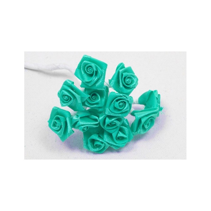 MINI-ROSE EN SATIN JADE
