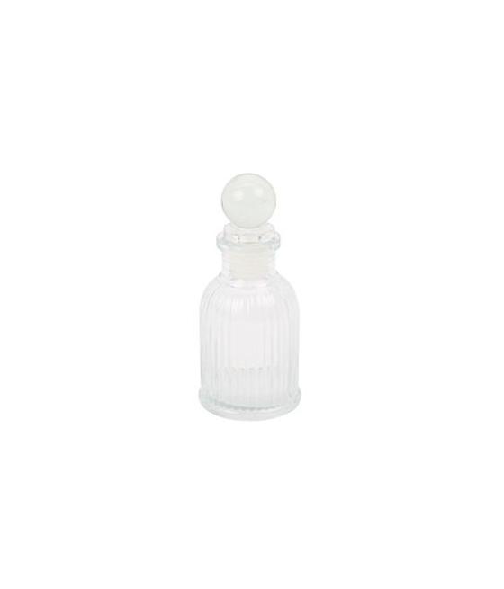 Mignonnette Cabochon + Bouchon en Verre 10x4,5cm 50ml