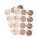 stickers merci parfum orient chocolat camel creme