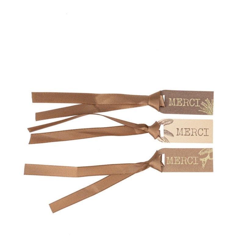 Etiquettes merci parfum orient chocolat camel crème
