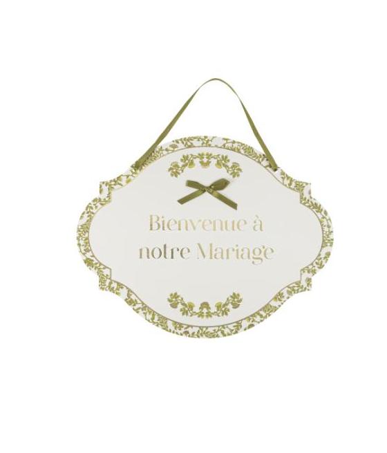 panneau bienvenue mariage botanica