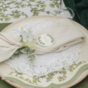 serviettes botanica verde