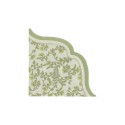 serviettes botanica verde