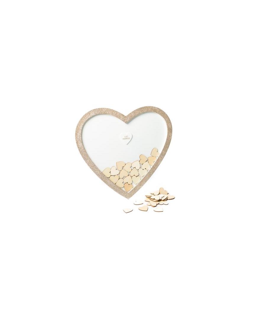 cadre coeur livre d or paillettes cadre coeur livre d or paillettes