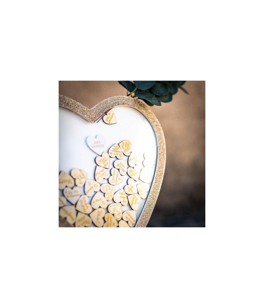 cadre coeur livre d or paillettes cadre coeur livre d or paillettes