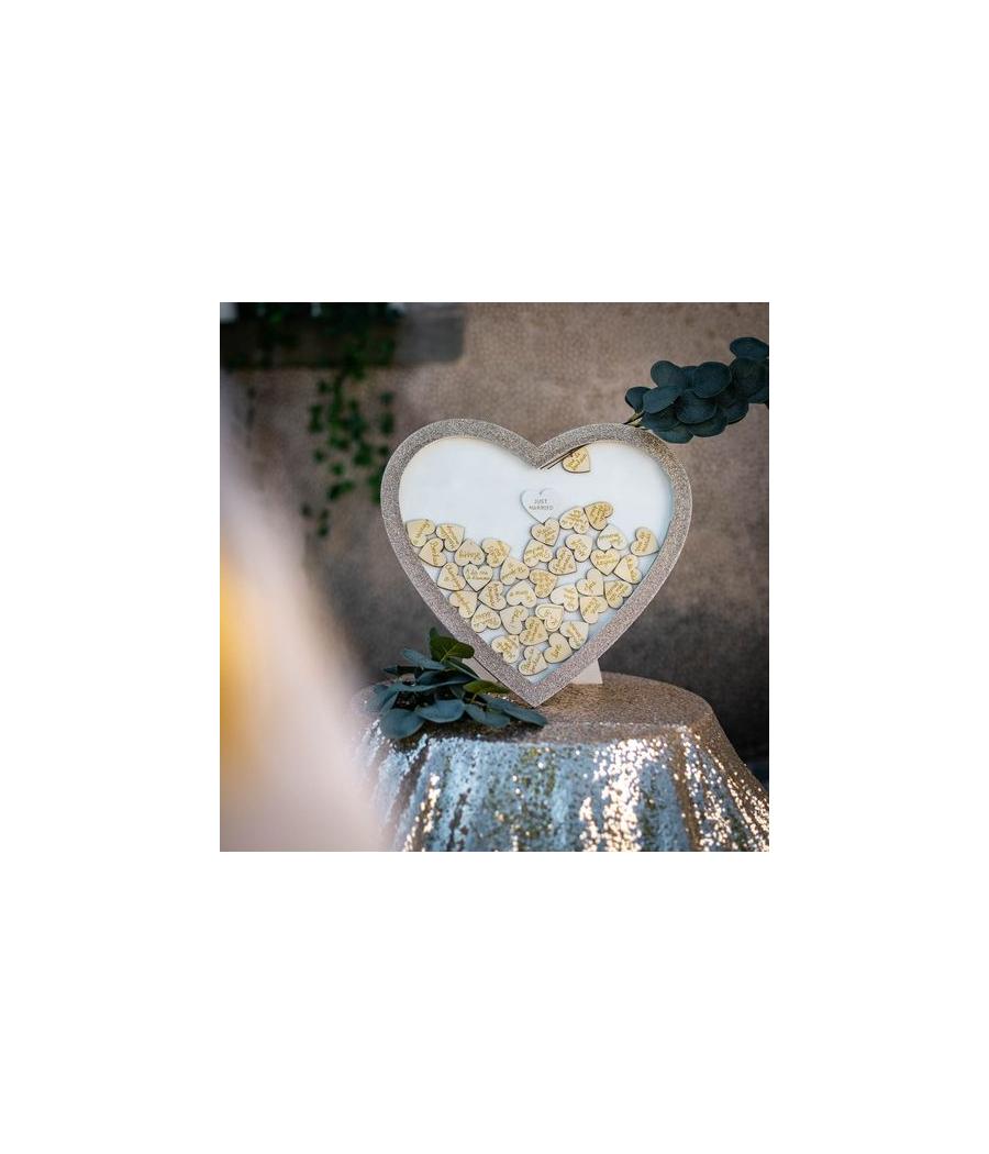 cadre coeur livre d or paillettes cadre coeur livre d or paillettes