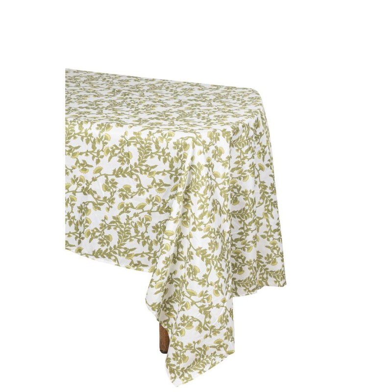 nappe botanica verde blanc pistache