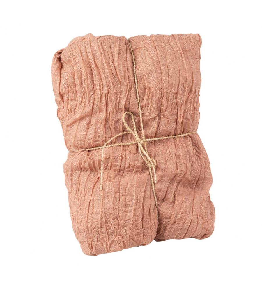 chemin de table cheesecloth dusty pink