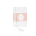 livrets ceremonie bapteme rose blanc or
