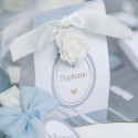 10 sachets bapteme papier bleu orage blanc or 10 sachets bapteme papier bleu orage blanc or