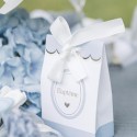 10 sachets bapteme papier bleu orage blanc or 10 sachets bapteme papier bleu orage blanc or
