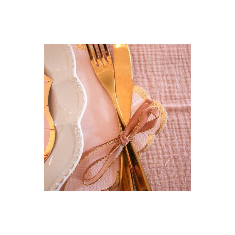 ruban velours bois de rose