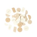 Confettis bella terra camel ivoire or