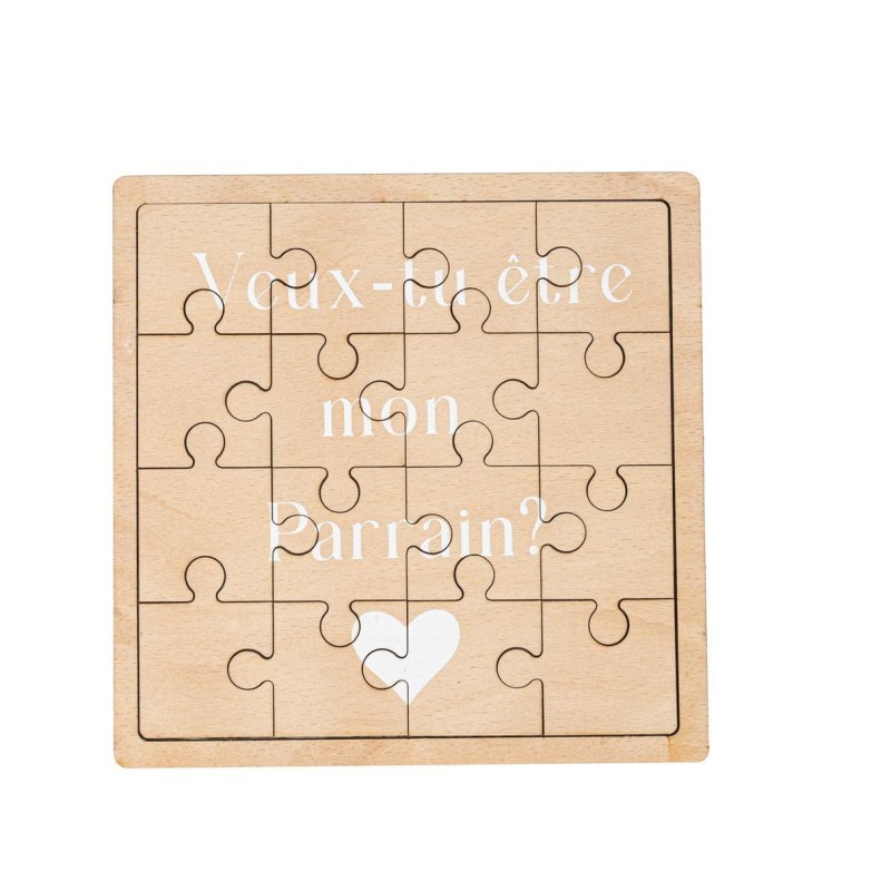Puzzle veux tu être mon parrain