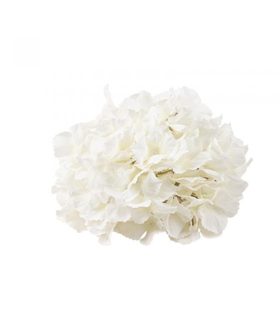 10 têtes hortensia blanc artificielle