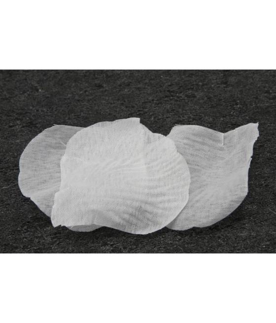 PETALES EN TISSUS blanc