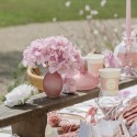 Vase noam verre rose