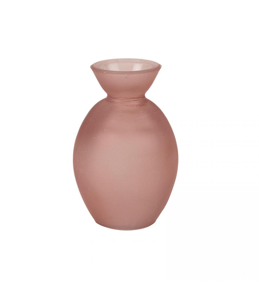 Vase noam verre rose