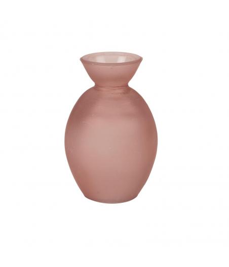 Vase noam verre rose