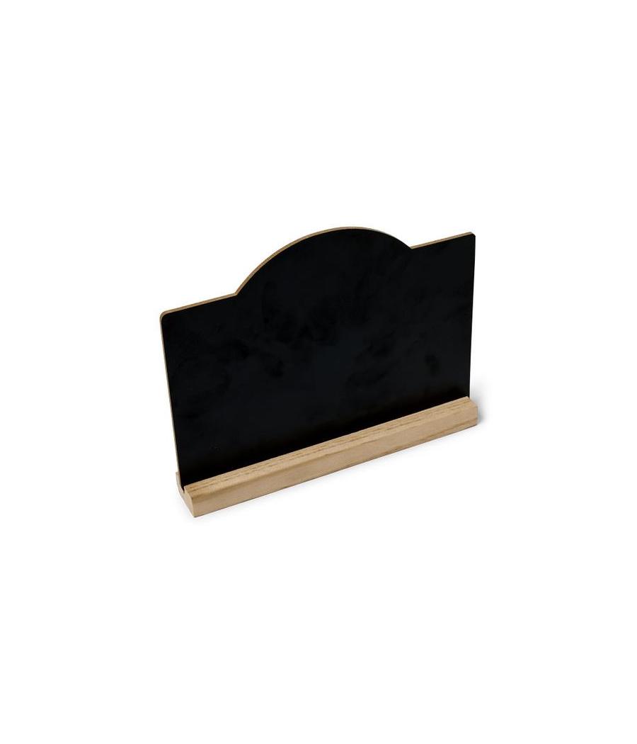 Ardoise sur Socle Bois et Noir