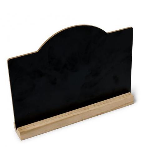 Ardoise sur Socle Bois et Noir