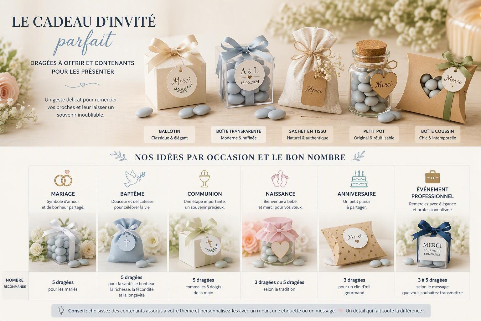Cadeaux invités